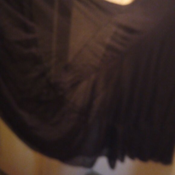 Newport News gorgeous long maxi dress blk size 12/14 New! - Picture 8 of 10